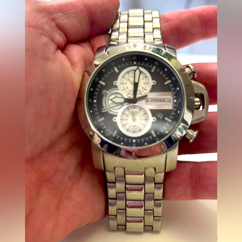 FOSSIL Men's Jake Stainless Steel Chronograph Watch